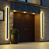 Black Linear LED Outdoor Wall Light - Clowas